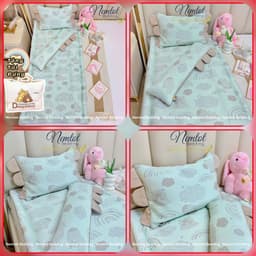 🆒NẰM MÁT🆒Bộ Nệm Gối Băng Lạnh Cao Cấp Cho Bé Mát Lạnh, Êm Ái, Tặng Kèm Túi Đựng -  Nemtot Bedding 1