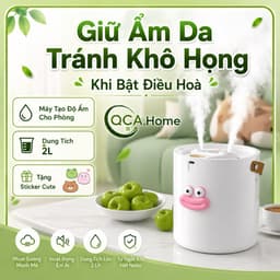 < Bán Chạy Giá Rẻ Tặng Sticker >Máy Phun Sương Tạo Độ Ẩm Cho Phòng Ngủ – Giảm Khô Họng Khi Bật Điều Hòa Tích Hợp Đèn Ngủ 3