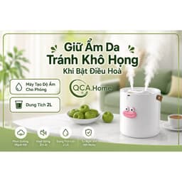 < Bán Chạy Giá Rẻ Tặng Sticker >Máy Phun Sương Tạo Độ Ẩm Cho Phòng Ngủ – Giảm Khô Họng Khi Bật Điều Hòa Tích Hợp Đèn Ngủ 4