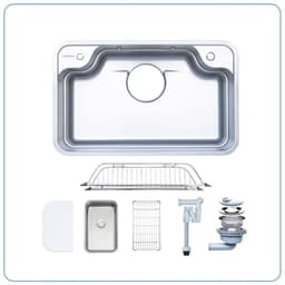 CHẬU RỬA BÁT 1 HỐ NOBINOX ARVO B085 3