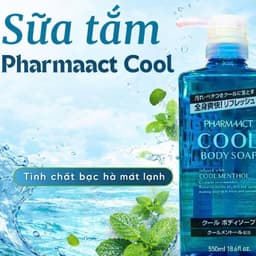 SỮA TẮM BẠC HÀ PHARMAACT COOL NHẬT BẢN - DÀNH CHO NAM 2
