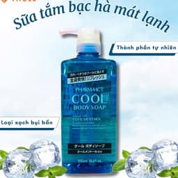 SỮA TẮM BẠC HÀ PHARMAACT COOL NHẬT BẢN - DÀNH CHO NAM 4