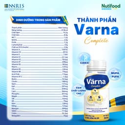 Sữa Bột Pha Sẵn Varna Complete (12 Chai 237ml) - Hỗ Trợ Cải Thiện Xương Khớp - Phục Hồi Nhanh 3