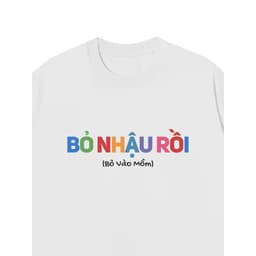 Áo Thun BỎ NHẬU RỒI Áo Phông REDLABEL Cotton 100% Oversize Nam Nữ TS102 3