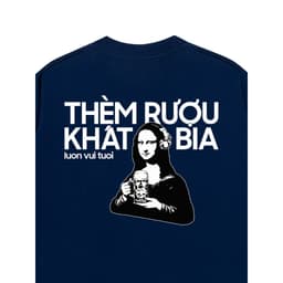 Áo Thun THÈM RƯỢU KHÁT BIA Áo Phông REDLABEL Cotton 100% Oversize Nam Nữ TS103 9