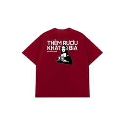 Áo Thun THÈM RƯỢU KHÁT BIA Áo Phông REDLABEL Cotton 100% Oversize Nam Nữ TS103 3