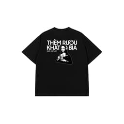 Áo Thun THÈM RƯỢU KHÁT BIA Áo Phông REDLABEL Cotton 100% Oversize Nam Nữ TS103 5