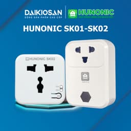 Ổ Cắm Wifi Thông Minh Hunonic SK01& SK02 Điều Khiển Đèn, Bơm nước Từ Xa Qua WiFi 1
