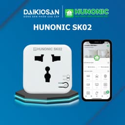 Ổ Cắm Wifi Thông Minh Hunonic SK01& SK02 Điều Khiển Đèn, Bơm nước Từ Xa Qua WiFi 2