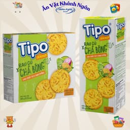 Bánh Quy Rau Củ Chà Bông Tipo 132g - 265g Hữu Nghị - HÀNG CHÍNH HÃNG 1