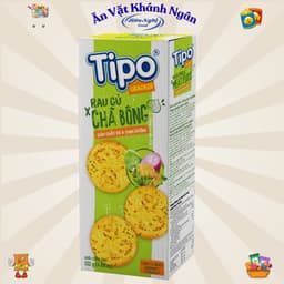 Bánh Quy Rau Củ Chà Bông Tipo 132g - 265g Hữu Nghị - HÀNG CHÍNH HÃNG 2