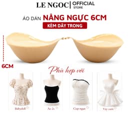 Áo Dán Nâng Ngực 3cm-6cm Giúp Nâng V1 Gom Quả Tạo Khe Kèm Dây Trong Dùng Được Nhiều Lần Lê Ngọc 322 1