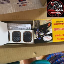 Hộp Vá Xe Đạp Xe Máy Cao Cấp 24 / 48 Miếng Miếng Vá Có Keo 7