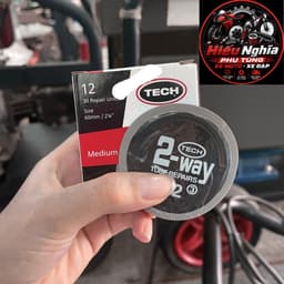 Hộp 30 Miếng Vá Vỏ Xe Không Ruột Tech #12 (Ø 60mm) - Miếng Vá Nguội Ô Tô Xe Máy Tiêu Chuẩn Mỹ. 1