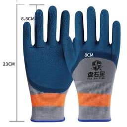 Combo 12 Đôi Găng Tay Cao Su Chống Mài Mòn Và Chống Trượt, Chống Cắt, Găng Tay Làm Việc, Găng Tay Bảo Hộ Lao Động 2