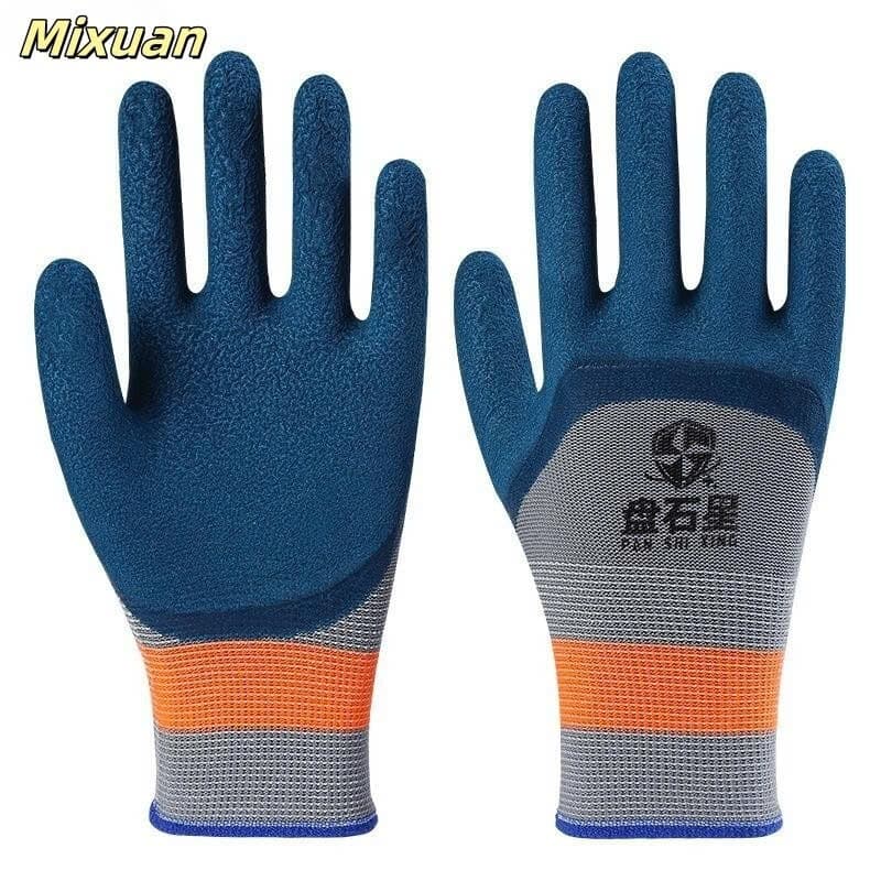 Combo 12 Đôi Găng Tay Cao Su Chống Mài Mòn Và Chống Trượt, Chống Cắt, Găng Tay Làm Việc, Găng Tay Bảo Hộ Lao Động