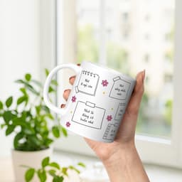 Ly cốc sứ in hình giấy note nhắc nhớ nhiều thông điệp dễ thương ý nghĩa quà tặng bạn bè đồng nghiệp người thân (2 mẫ)u 5