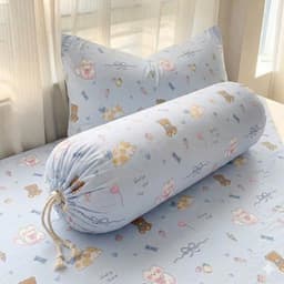 Vỏ Gối Ôm buộc dây Kích thước 35x100cm – Chất Liệu Mát Lạnh, Mịn, Không Bí, Dùng Điều Hòa Cực Thích 5