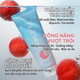 Kem Dưỡng Trắng Body MED:B Aura Amplify 200ml – Nâng Tông Dưỡng Ẩm Sáng Da Thấm Nhanh Không Bết Dính 3