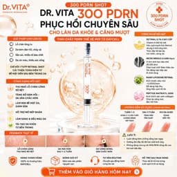 Siêu Tinh Chất Vi Kim DR.VITA Slow Aging 300 PDRN Shot DayCell 5ml – Tái Tạo Da Phục Hồi Căng Bóng 1