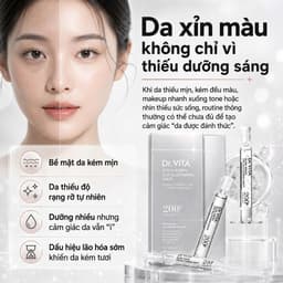 Siêu Tinh Chất Vi Kim Hỗ Trợ Mờ Thâm Nám DR.VITA 200 Glutaning Shot DayCell 5ml - Chống Lão Hóa 3