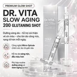 Siêu Tinh Chất Vi Kim Hỗ Trợ Mờ Thâm Nám DR.VITA 200 Glutaning Shot DayCell 5ml - Chống Lão Hóa 2