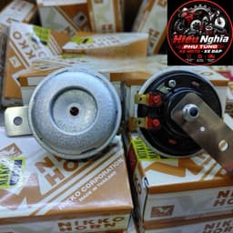 Kèn Xe Máy Thái Lan Nikko 12V Cao Cấp - Còi Thép Siêu Bền, Độ Xe Siêu Vang. 6