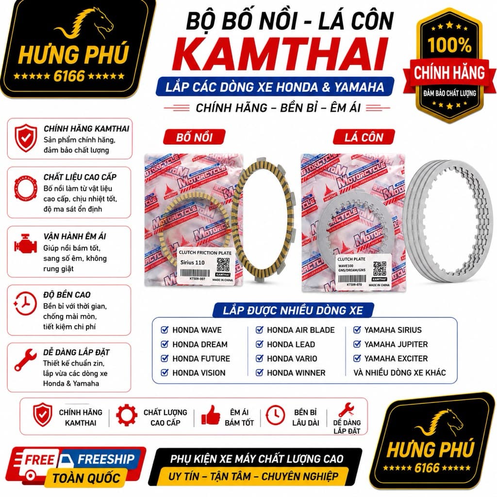 Lá côn (bố nồi) kamthai chuẩn cty