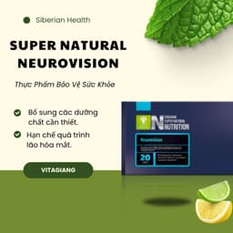 [ Siêu hỗ trợ não ] Thực phẩm bảo vệ sức khỏe Siberian Super Natural Nutrition. Stress Re.live 1