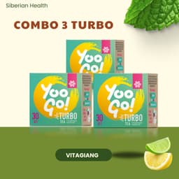 [Combo 3 hộp] Trà thải độc ruột Yoo Go Turbo Tea siberian wellness, trà cải thiện hệ tiêu hóa TD88 1