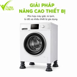 Bộ 4 Chân Đỡ Máy Giặt Chống Rung Tăng Chiều Cao GD215 - Chân Kê Máy Giặt Chống Rung Giảm Ồn Chịu Lực 2
