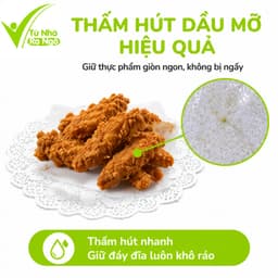Giấy Lót Đĩa Thấm Dầu Mỡ Tròn Hoa Văn Ren GD112- Giấy Lót Đĩa Thực Phẩm Thấm Hút Dầu Mỡ Hiệu Quả 3
