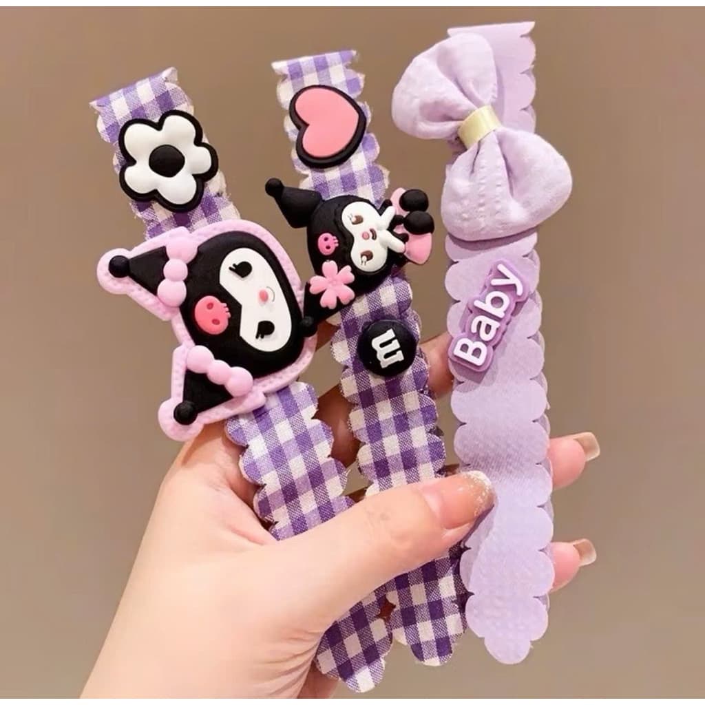 Combo  Dán tóc cho bé kurumi dễ thương cho bé. Phụ kiện tóc Cài Tóc