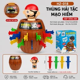 🎯 HOT TREND – THÙNG HẢI TẶC MAY MẮN 🎯  💥 Chỉ cần cắm kiếm – hồi hộp chờ đợi – BÙM! Hải tặc bật lên cực vui 1