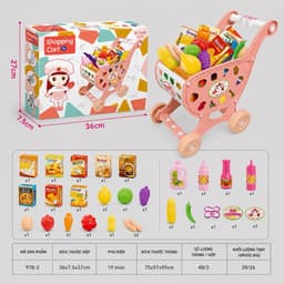 BỘ ĐỒ CHƠI BÁN HÀNG VÀ SHOPPING CHO BÉ🛒 3