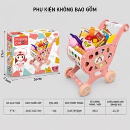 BỘ ĐỒ CHƠI BÁN HÀNG VÀ SHOPPING CHO BÉ🛒 6