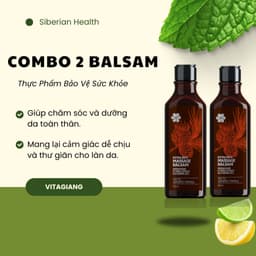 COMBO 2 - Dầu mát xa SIBERIAN Extra Rich Massage Balsam dưỡng da toàn thân - chai 250 ml TD88 1