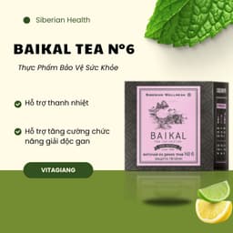 [Trà gan mật N6] Trà thảo mộc Siberian Baikal tea collection.Herbal teaN6 - 30 túi TD88 2