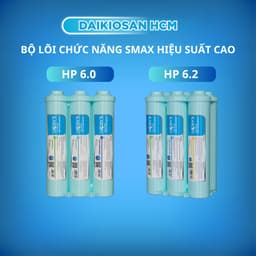 Bộ 6 lõi lọc Karofi Smax hiệu suất cao HP 6.2 - Lắp cho máy KAQ-U05, KAQ-U95, KAD-D66 1