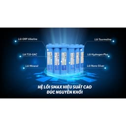 Bộ 6 lõi lọc Karofi Smax hiệu suất cao HP 6.2 - Lắp cho máy KAQ-U05, KAQ-U95, KAD-D66 8