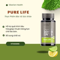 [Hỗ trợ tiêu hóa] Pure Life Siberi - Thực phẩm bảo vệ sức khỏe Essential Sorbents Pure Life – 80 g 1