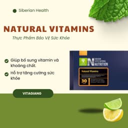 Siêu Vitamin Siberi - Thực phẩm bảo vệ sức khỏe Siberian Super Natural Nutrition. Natural Vitamins 1
