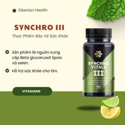 [Hỗ trợ tim] Syn 3 - Thực phẩm bảo vệ sức khỏe Synchrovitals III – 100 viên 1