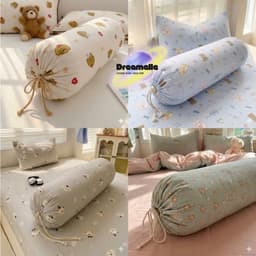 Vỏ Gối Ôm buộc dây Kích thước 35x100cm – Chất Liệu Mát Lạnh, Mịn, Không Bí, Dùng Điều Hòa Cực Thích 1
