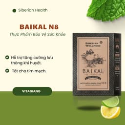 [Tim mạch N8] Trà thảo mộc Siberian Baikal tea collection - Herbal tea N8 – Trà tim mạch – 30 túi 1