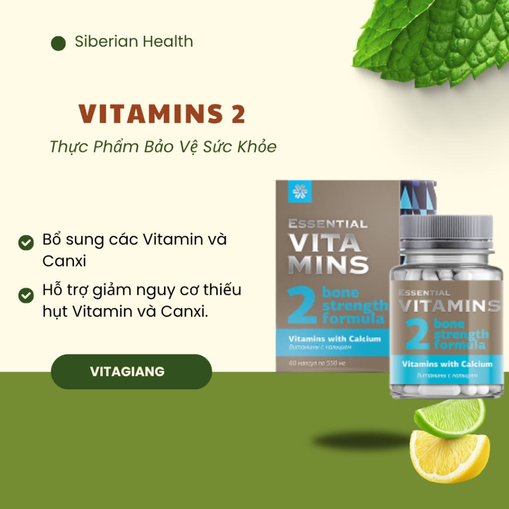 Thực phẩm bảo vệ sức khỏe Essential Minerals Selenium Siberian – 60 viên