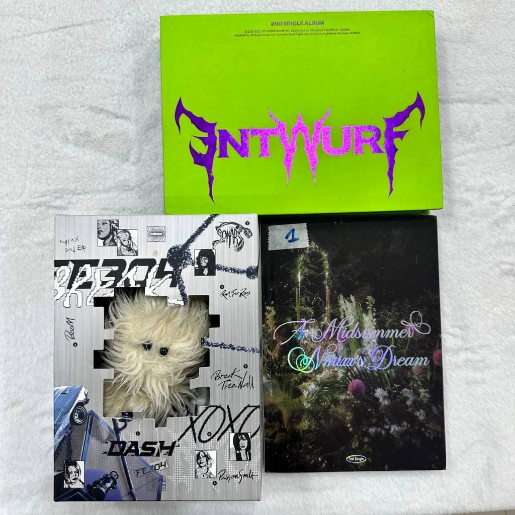 Album NMIXX cũ chính hãng Kpop – ENTWURF / expergo / A Midsummer NMIXX’s Dream / Fe3O4: BREAK