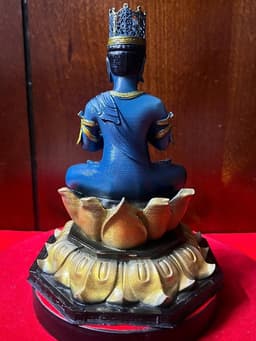 Tượng Đại Nhật Như lai tỳ lô giá na , in 3D . cao 19 cm 4