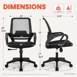 Ghế văn phòng thiết kế công thái học /HP-5003M/Hoàng Phú Furniture 3