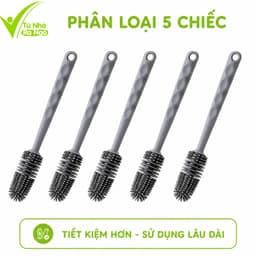 Cọ Vệ Sinh Cốc Silicon Tay Cầm Dài Chống Trơn GD310 - Cọ Rửa Ly Cốc Silicon Mềm Không Chứa BPA 9